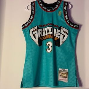 Authentic Vintage Vancouver Grizzlies Abdur Rahim Mitchell & Ness Classic Jersey